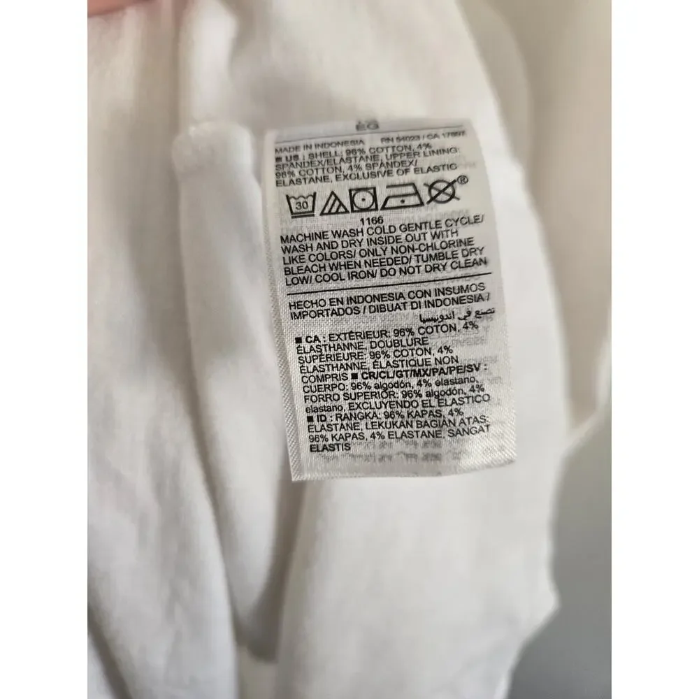 Old Navy White Milkmaid Coquette Cottagecore Prairie Midi Dress Euro Summer XL